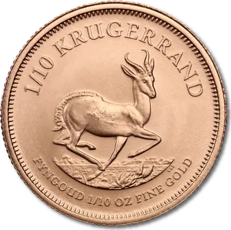 1/10 oz Krugerrand Gold Coin | Mixed Years