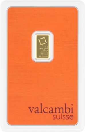 1g Gold Bar | Valcambi