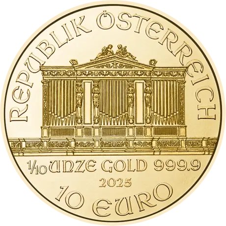 1/10 oz Vienna Philharmonic Gold Coin | 2026