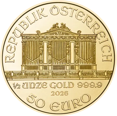 1/2 oz Vienna Philharmonic Gold Coin | 2026