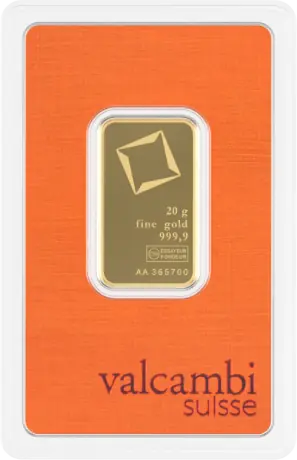 20g Gold Bar | Valcambi